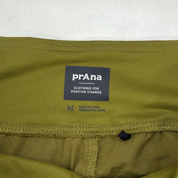 Prana Women’s Medium Green Kanab Pants Pull On Jogger Outdoor Travel Hiking - Picture 5 of 7